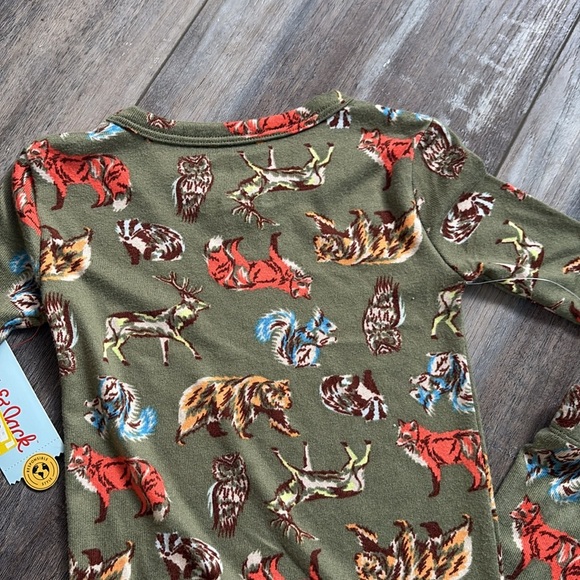 Cat & Jack Animal Critters  PJ Set size 4 NEW - Picture 2 of 4